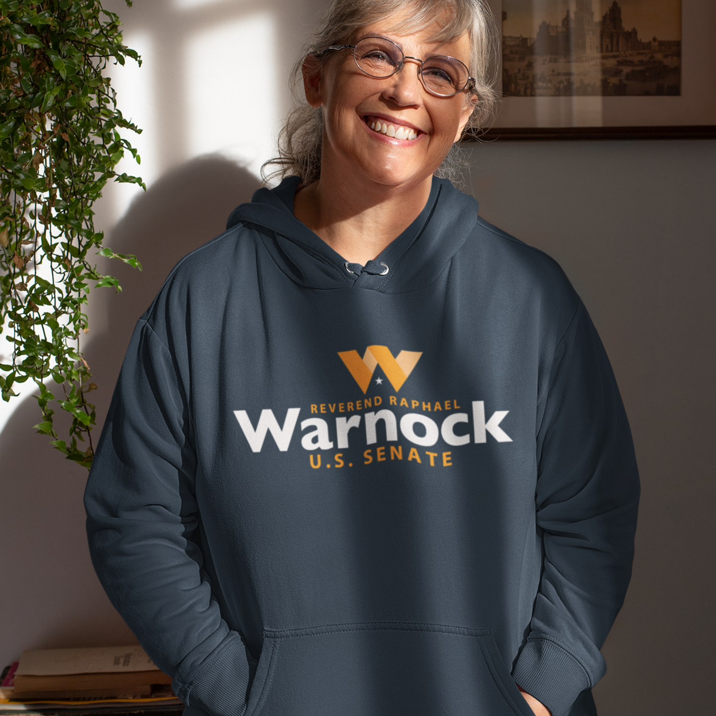 Warnock for Georgia Logo Hoodie