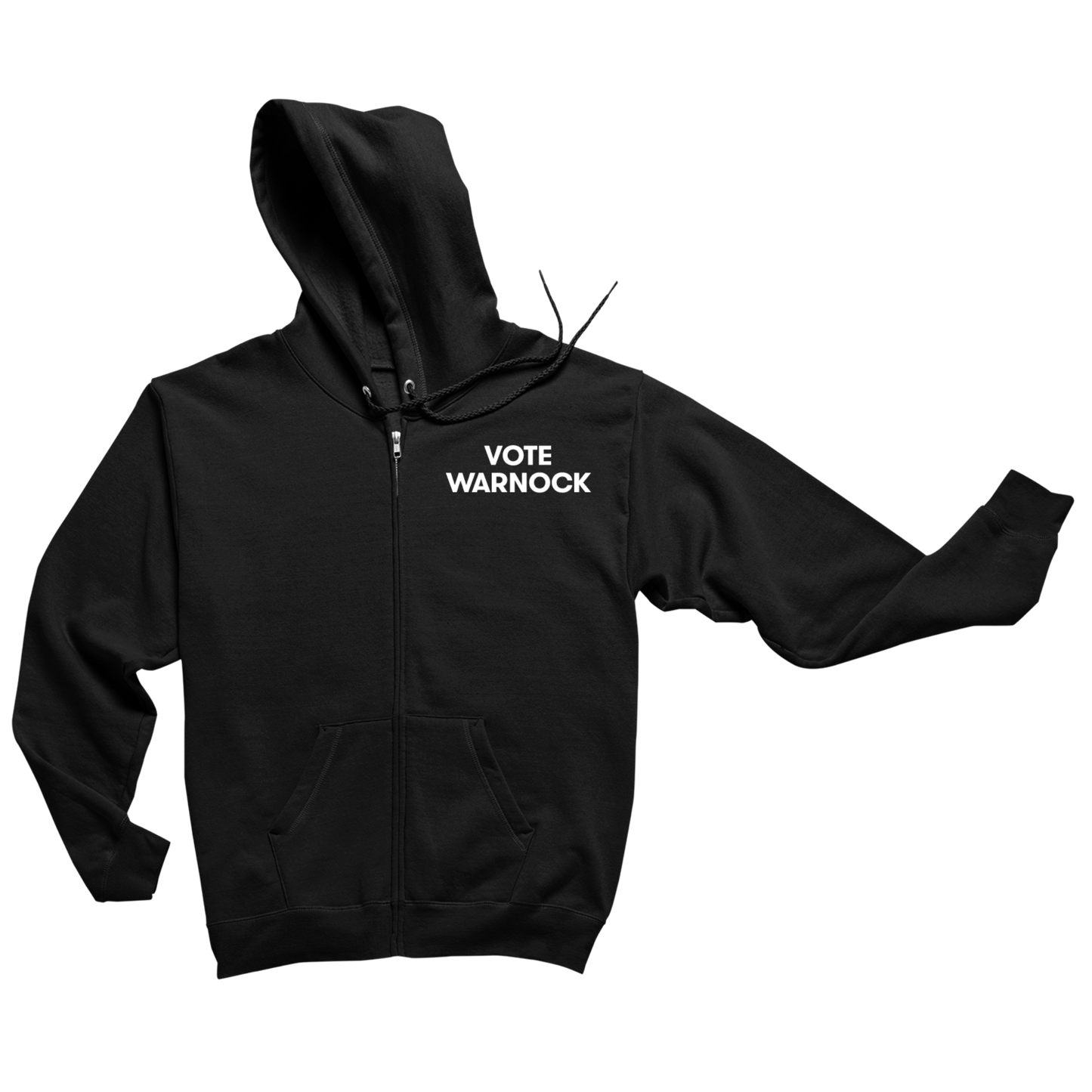 Vote Warnock Zip-Up Hoodie