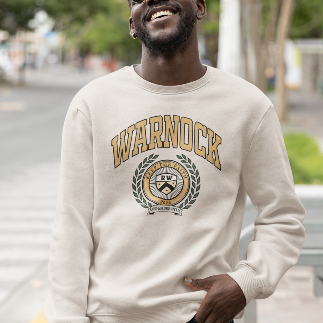 Warnock on the Block: Homecoming Edition Crewneck Sweatshirt
