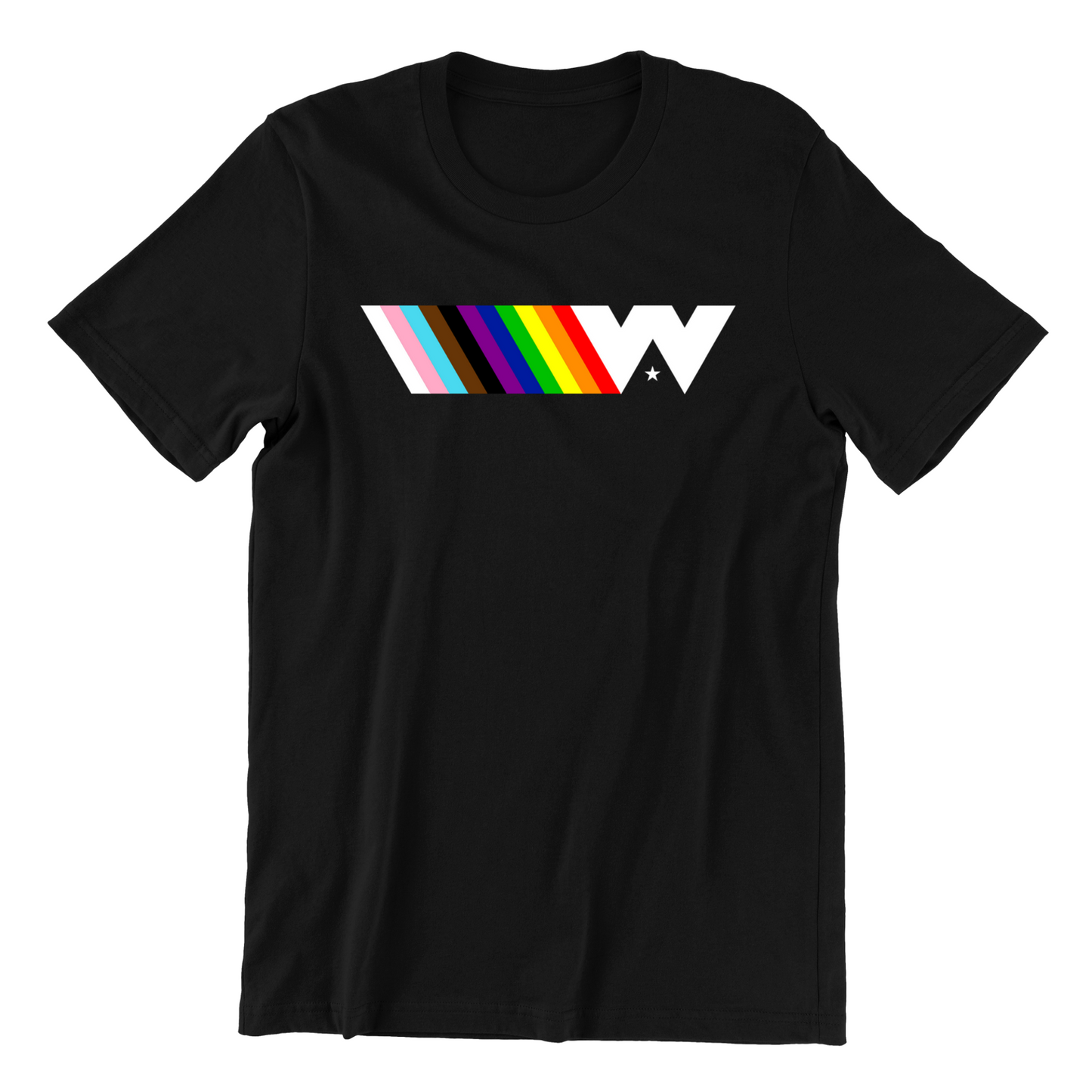 Warnock 'W' Stacked Pride T-Shirt